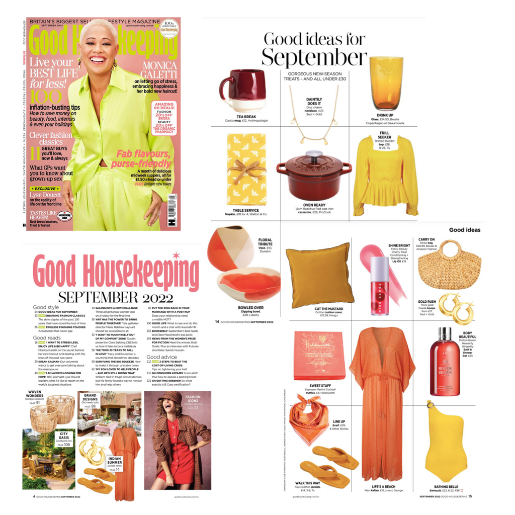 Good Housekeeping September 2022 & Seol + Gold