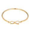 18ct Gold Vermeil Rope Bow Bangle