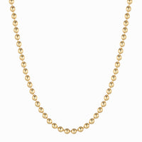 gold ball chain necklace - seolgold