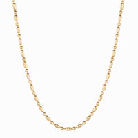 ball and bar chain - bead chain - beaded chain - gold chain - gold bead chain - seol gold