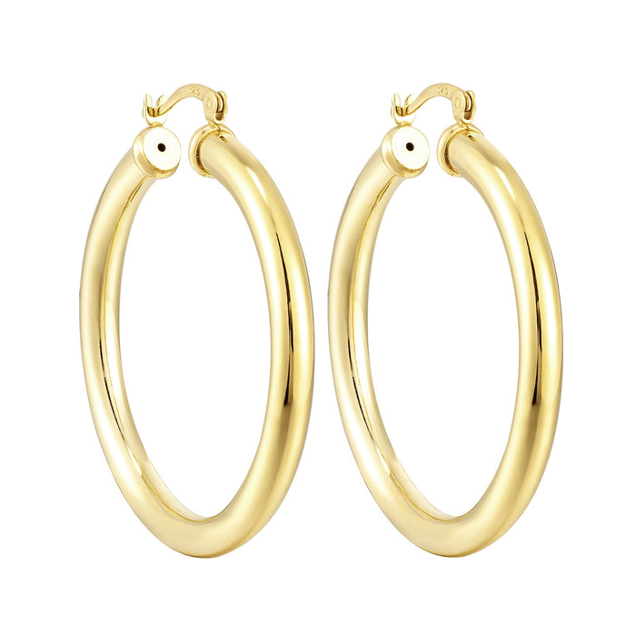 big gold hoops - seol gold