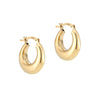 18ct Gold Vermeil Creole Hoops - seol-gold