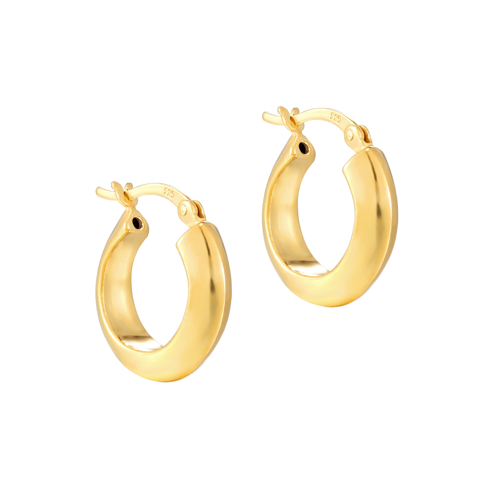 medium gold hoop - seolgold