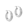 Seol Gold - Sterling Silver Hoops