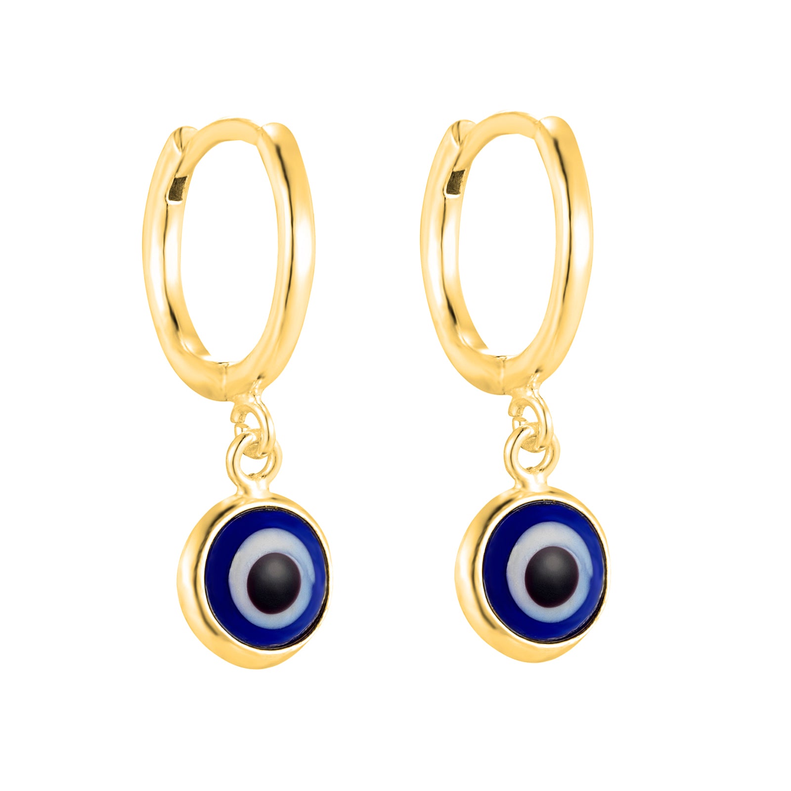 gold - evil eye hoop - seolgold