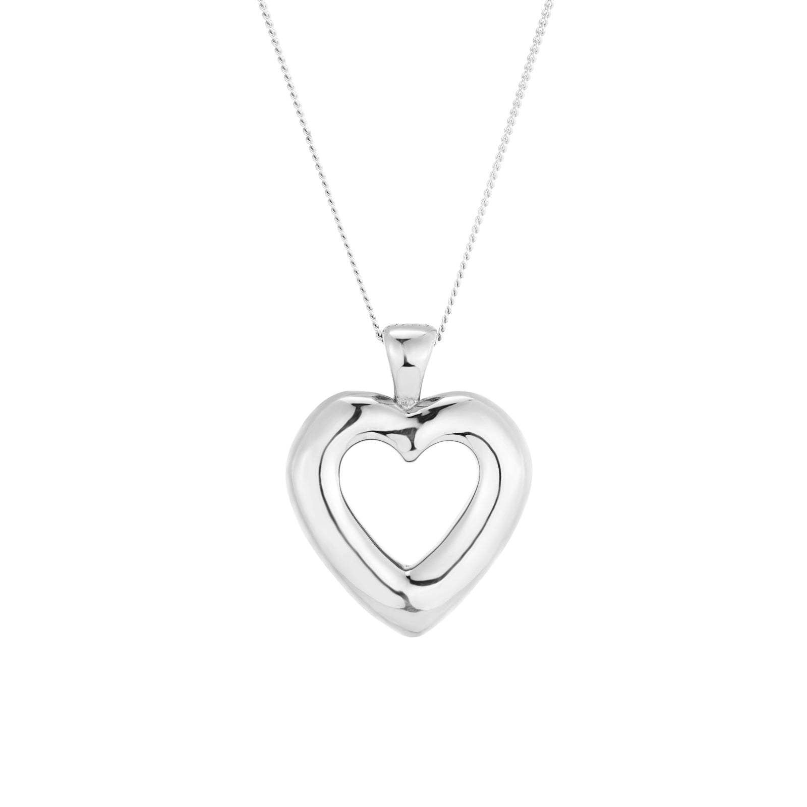 Seol Gold - Sterling Silver Puffed Heart