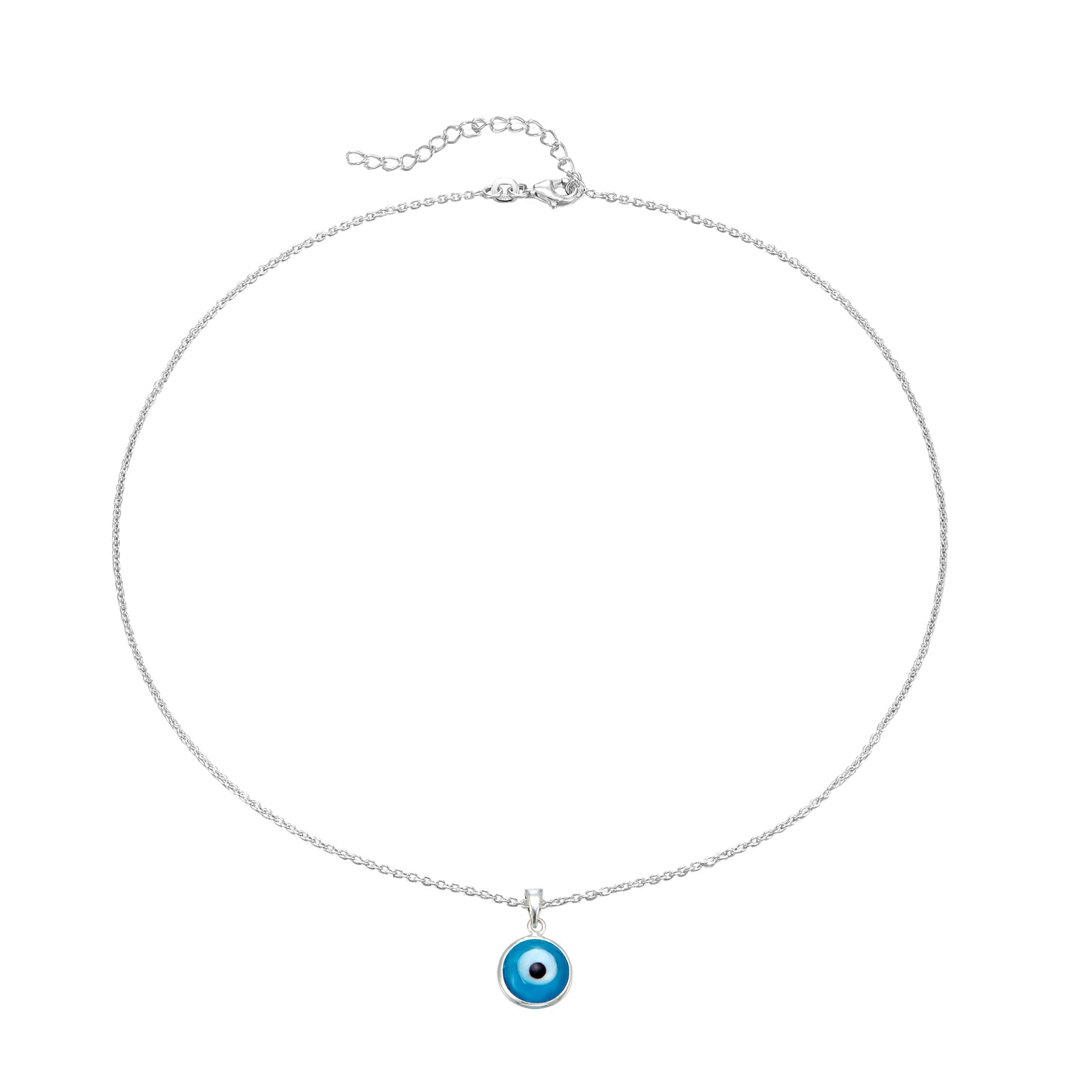 evil eye - silver necklace - seolgold