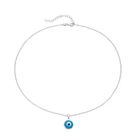 evil eye - silver necklace - seolgold