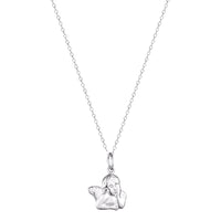 Sterling Silver Angel Cherub Charm Pendant - seolgold