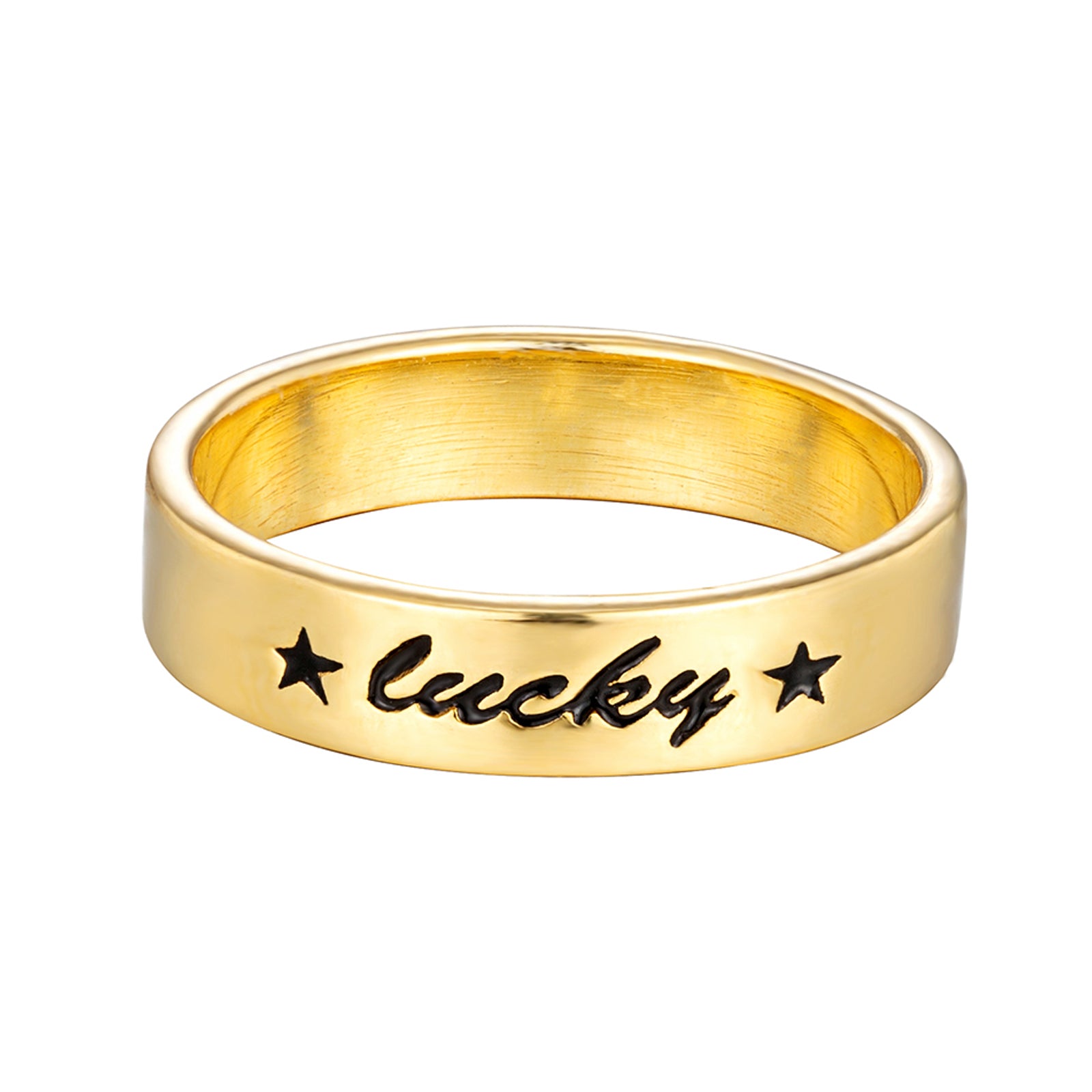 18ct Gold Vermeil Lucky Ring