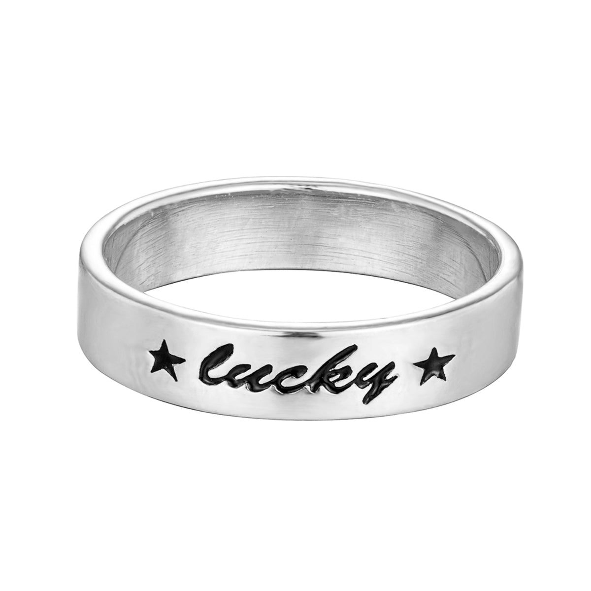 silver lucky ring - seolgold