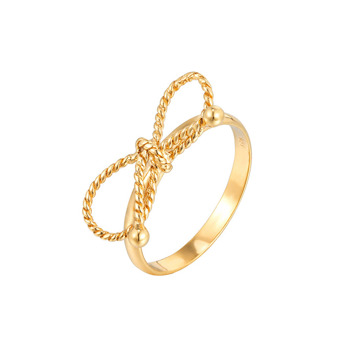 Rope Bow Ring - seolgold