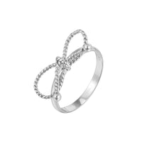 soph floyd - silver bow ring - seolgold