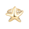 gold starfish ring - seolgold