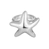 seolgold - silver starfish ring 