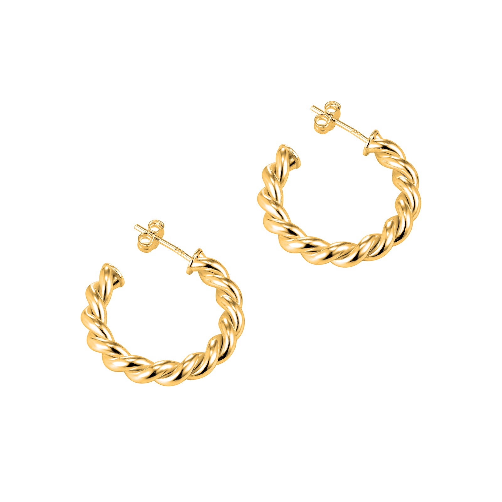 Seol Gold - Twisted hoops