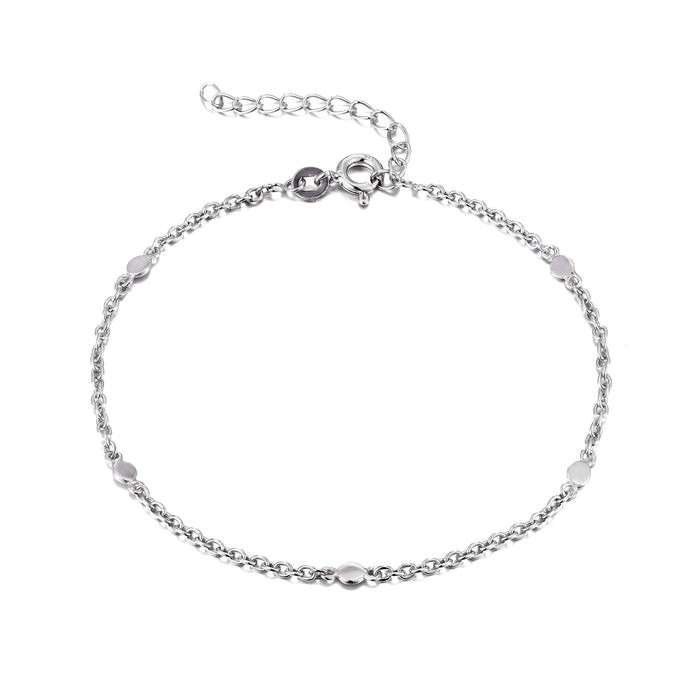 Silver Chain Anklet - seol-gold