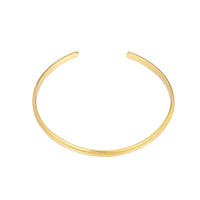 gold engraved edge bangle - seolgold