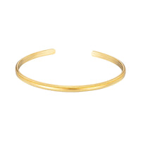 engraved edge bangle - seolgold