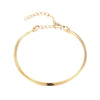 Gold - herringbone bracelet -seolgold