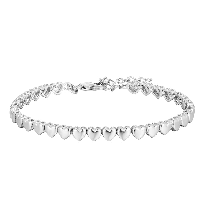 Seol Gold - Sterling Silver Heart Bracelet