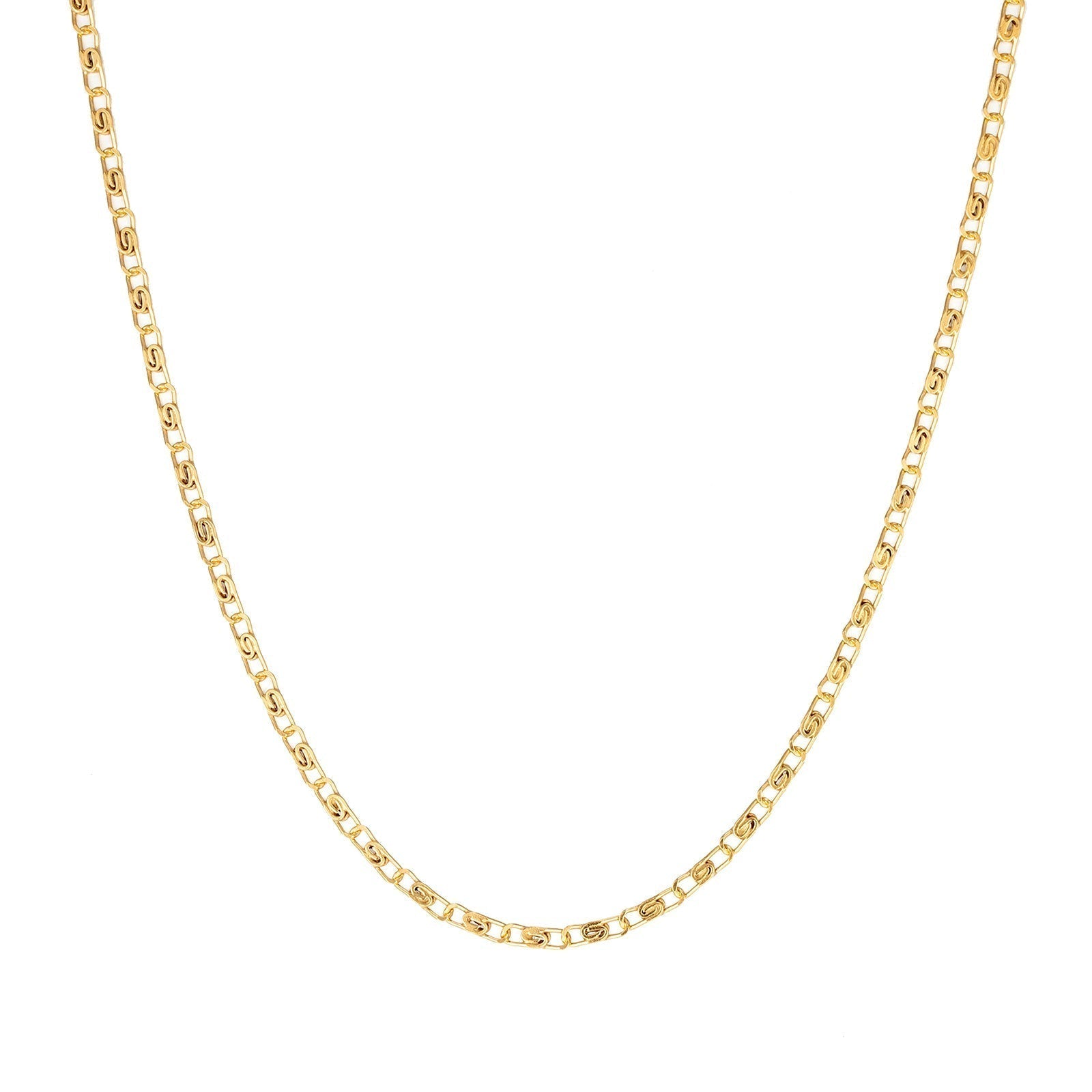 Seol gold - Fine Swirl Chain Necklace