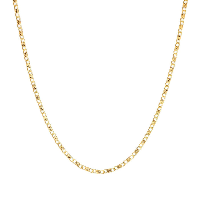 Seol gold - Fine Swirl Chain Necklace