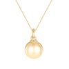 large gold ball charm - seolgold