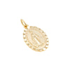 Lady Guadalupe Oval Charm - seolgold