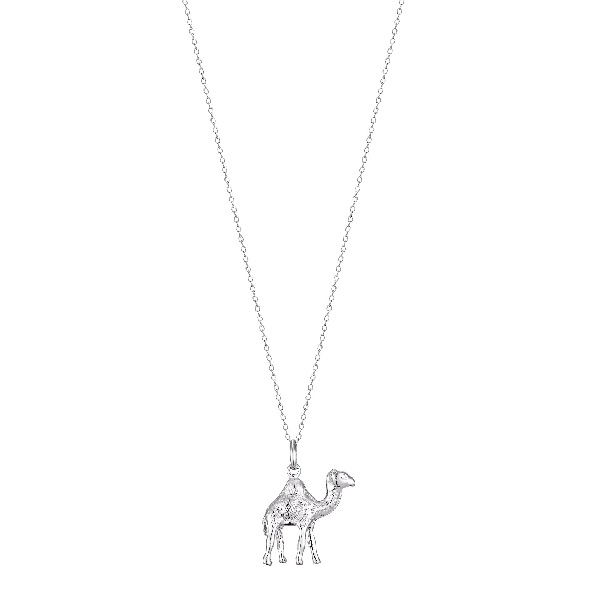 silver camel necklace - seolgold