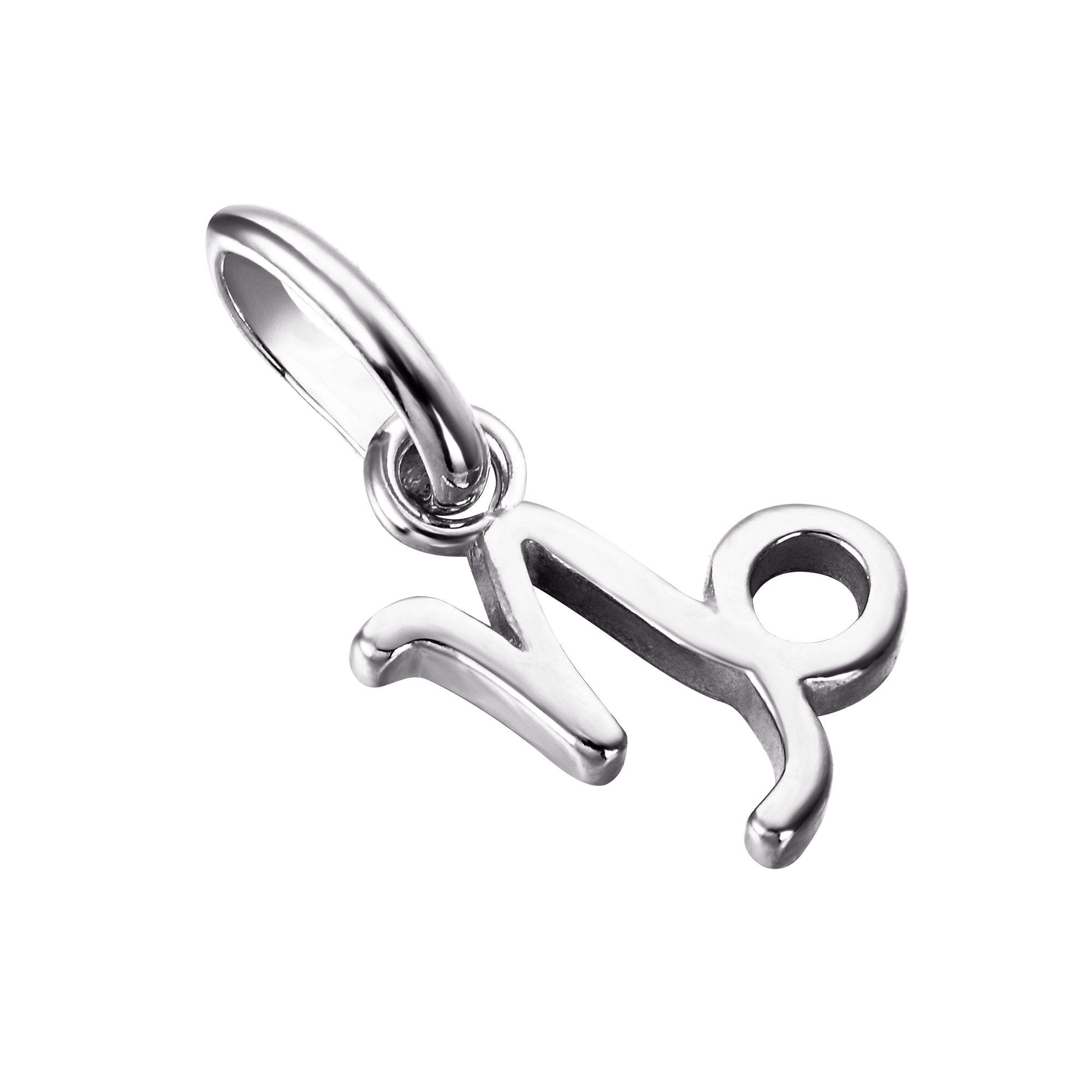 sterling silver - capricorn zodiac  symbol - seolgold