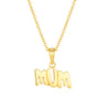 18ct Gold Vermeil 'MUM' Pendant - SEOL GOLD