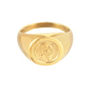  gold medal signet Ring - seol-gold