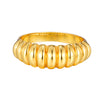 18ct Gold Vermeil Chunky Stacking Ring