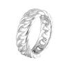 silver chain ring - seolgold