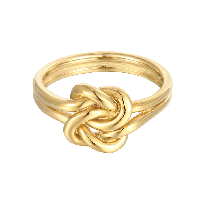 Twisted Knot Ring - seol-gold