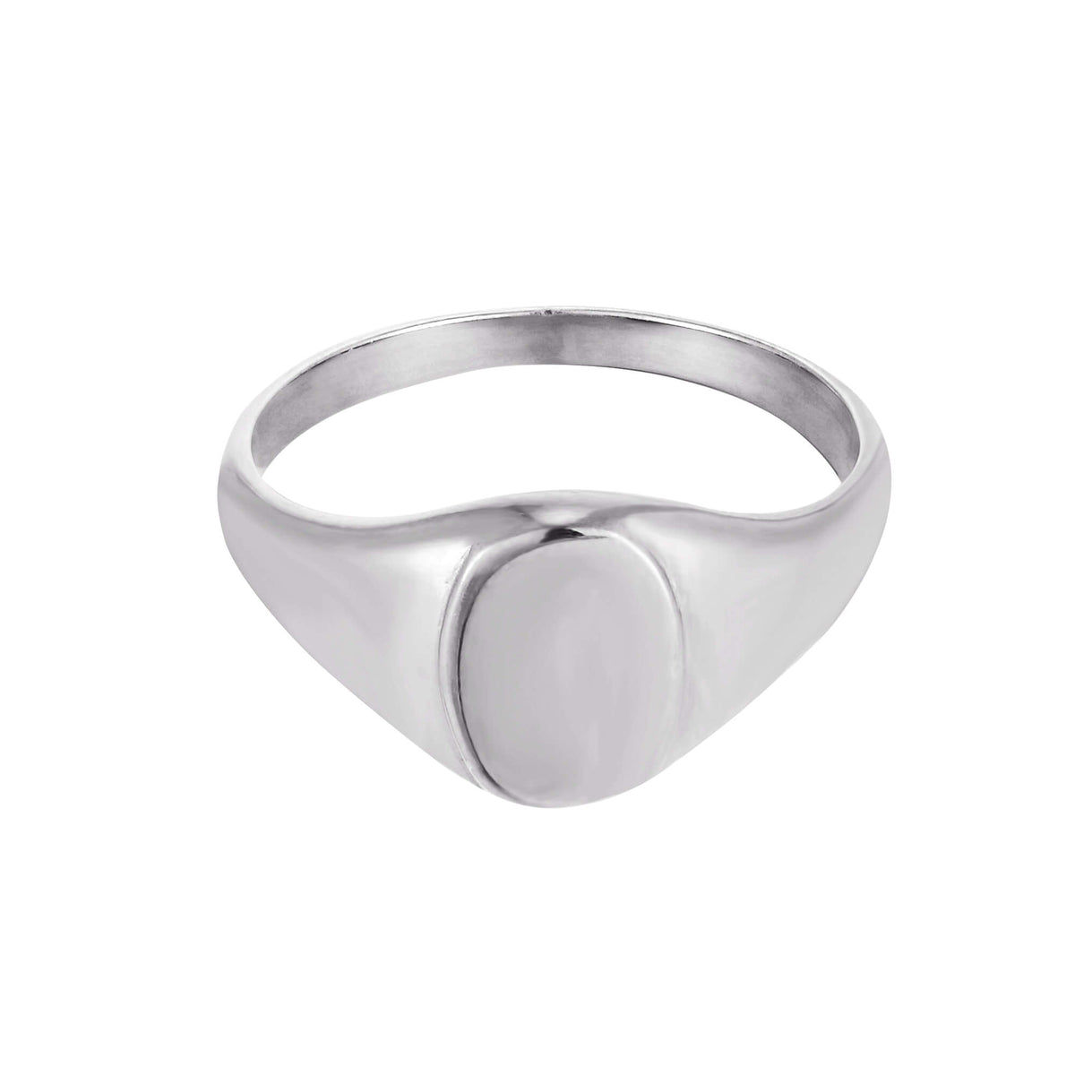 silver signet ring - seolgold