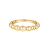 gold ball chain ring - seolgold