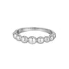 silver -ball chain ring - seolgold