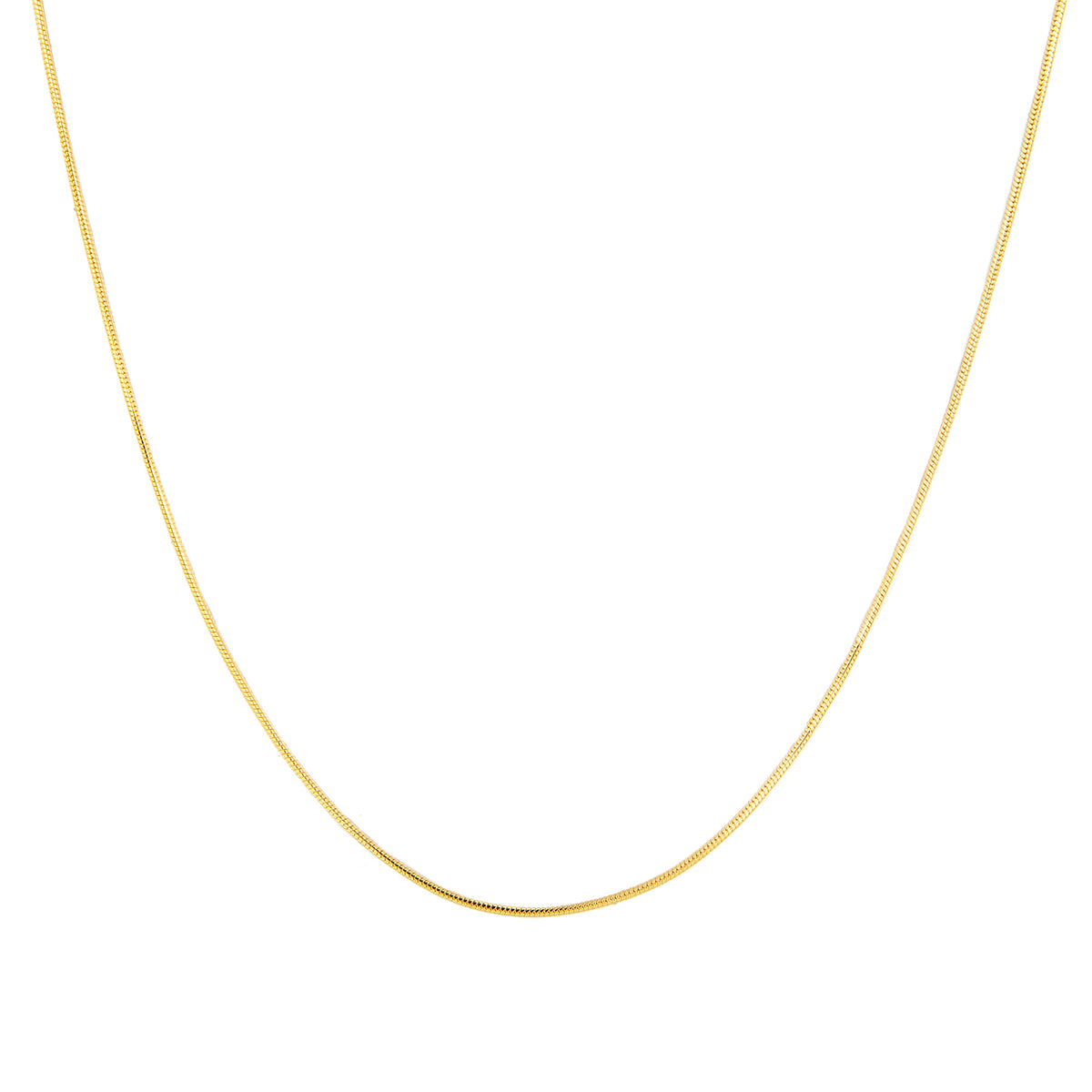 9ct Solid Gold Snake Chain Necklace - seolgold