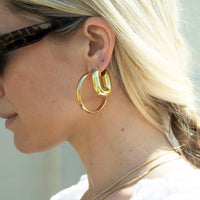 Seol Gold - Gold large hoops