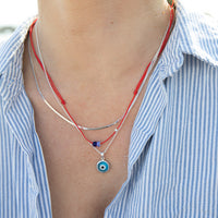 red cord necklace - seolgold