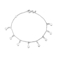 silver charm bracelet -seolgold