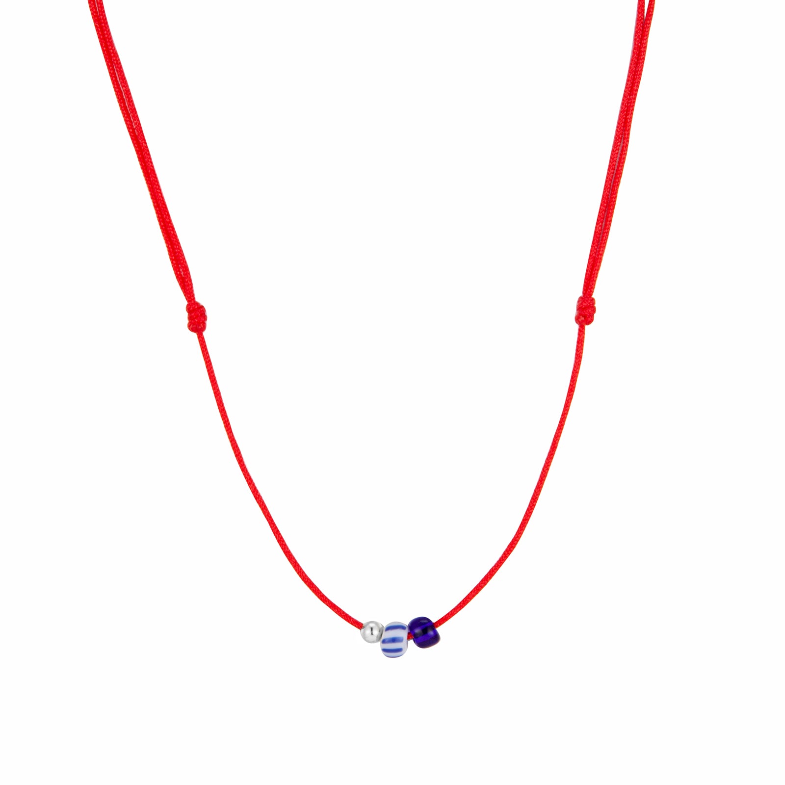 red cord necklace - seolgold