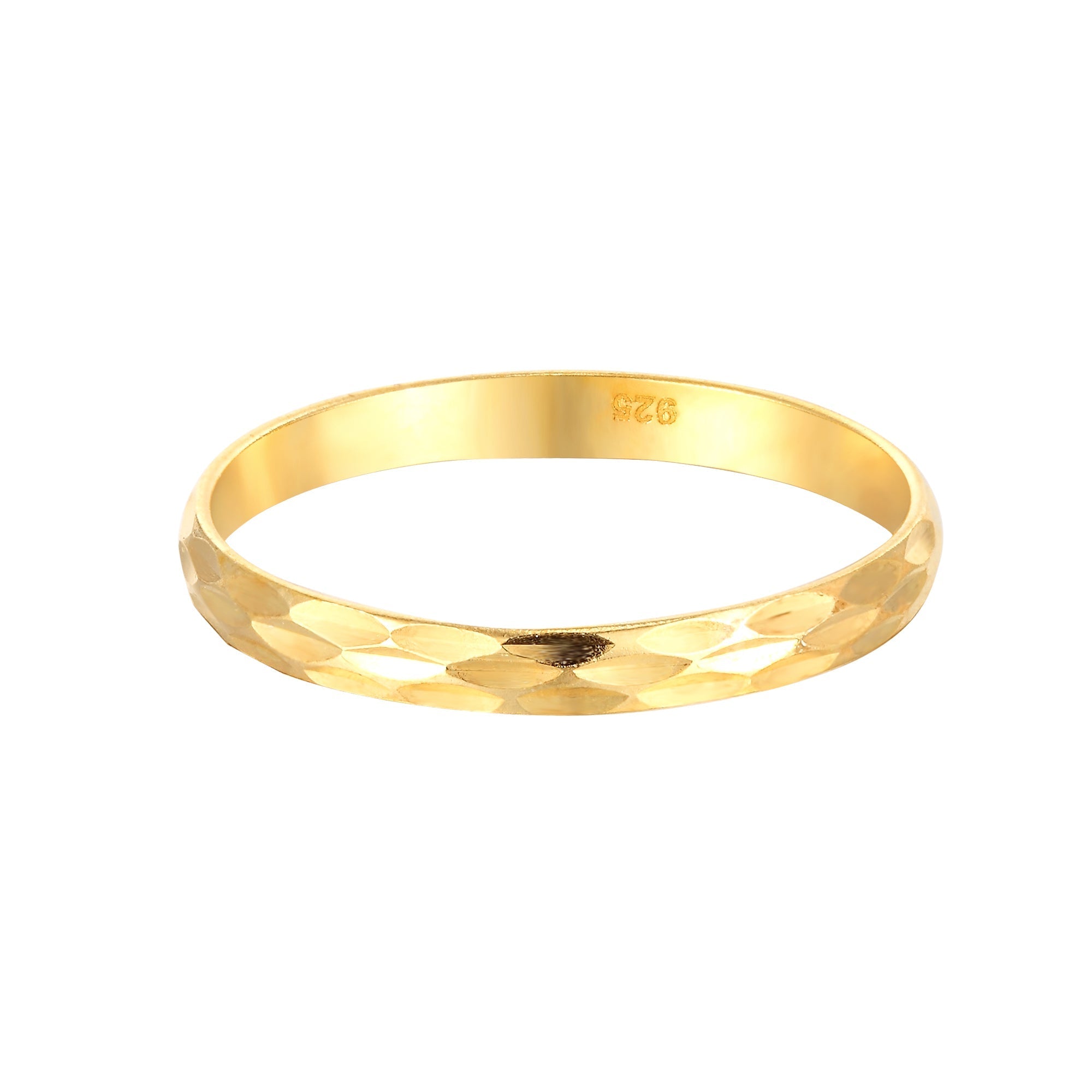 plain gold ring - seolgold