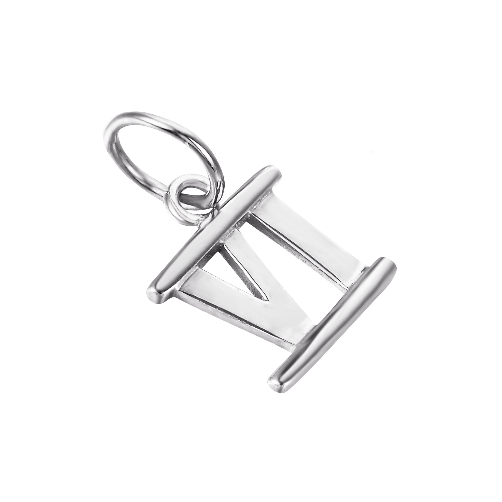 silver roman numeral charm - seolgold