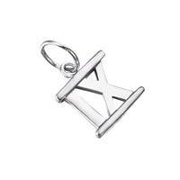 silver roman numeral charm - seolgold