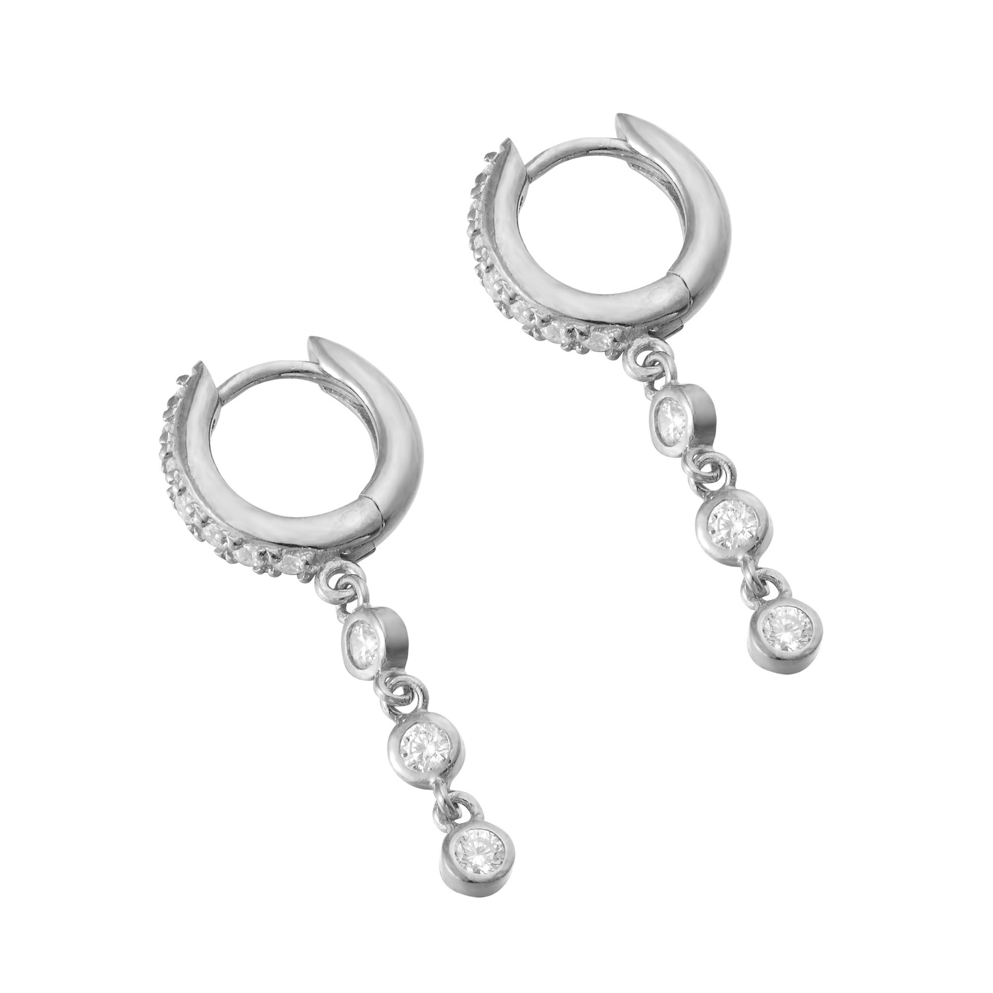 silver earrings - seolgold