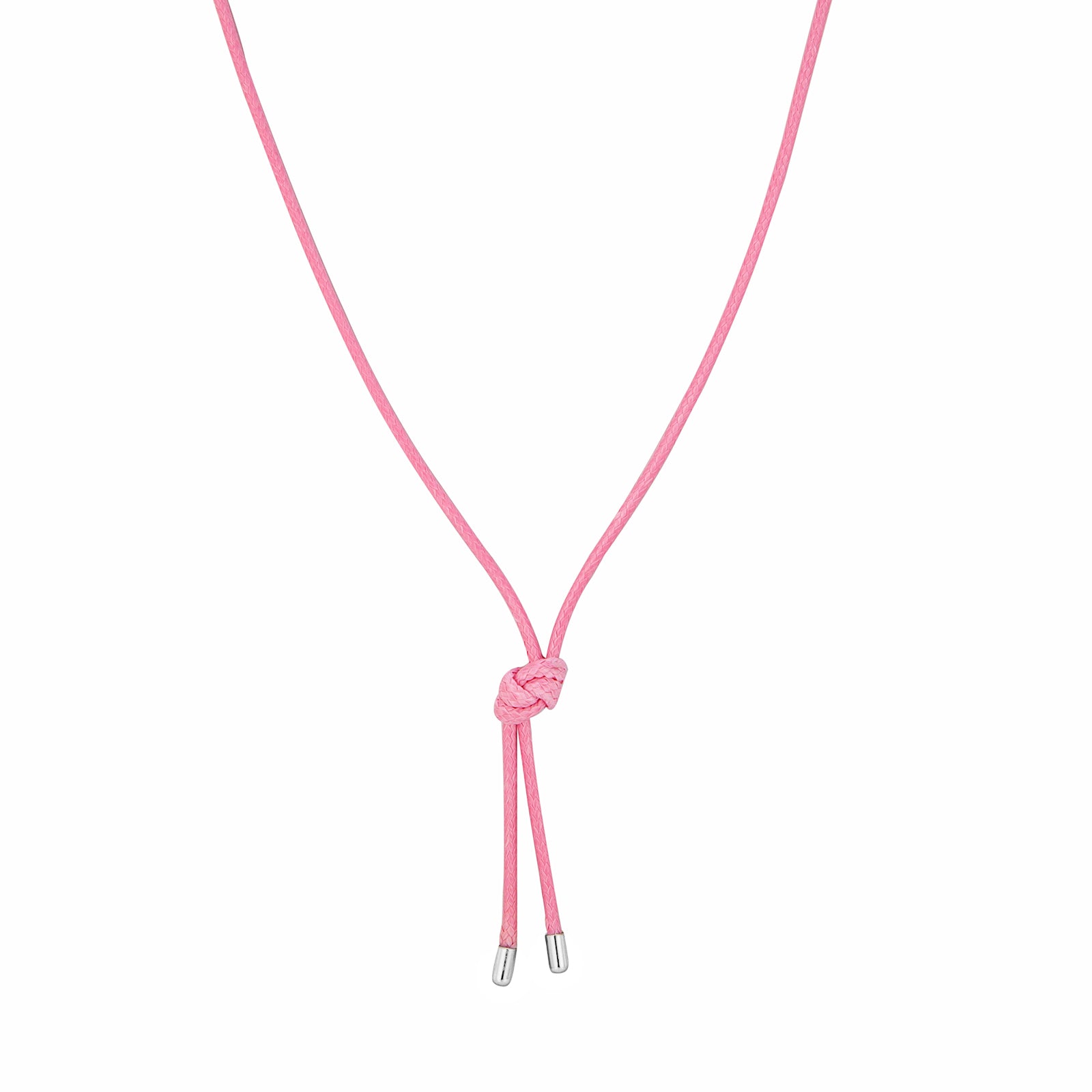 pink cord necklace - seolgold