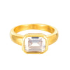 baguette ring - seol gold